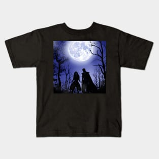 Vampires Couple Halloween Kids T-Shirt